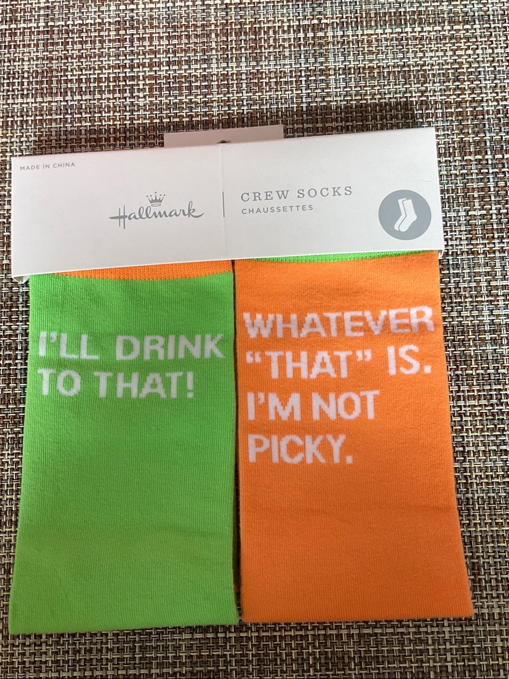 Hallmark Crew Socks - NWT